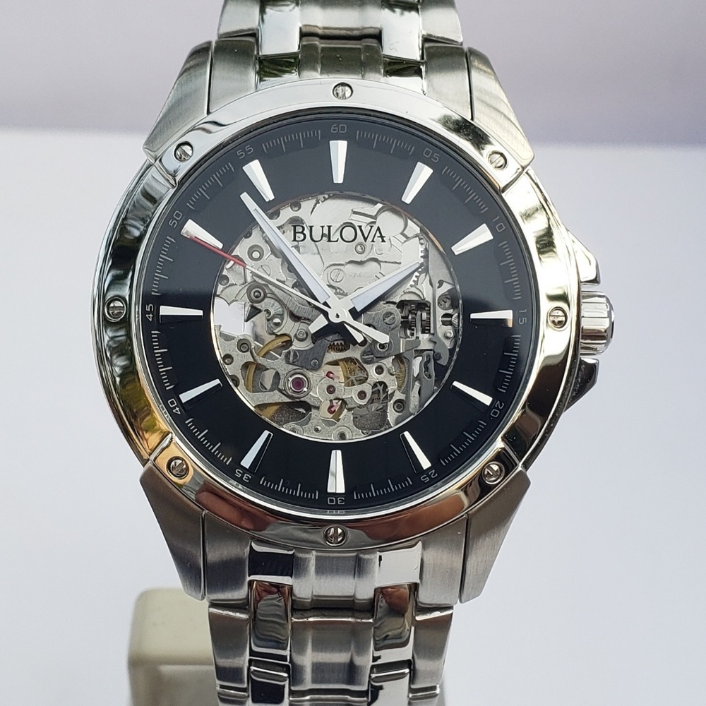 Bulova Men's Stainless Steel Automatic Skeleton